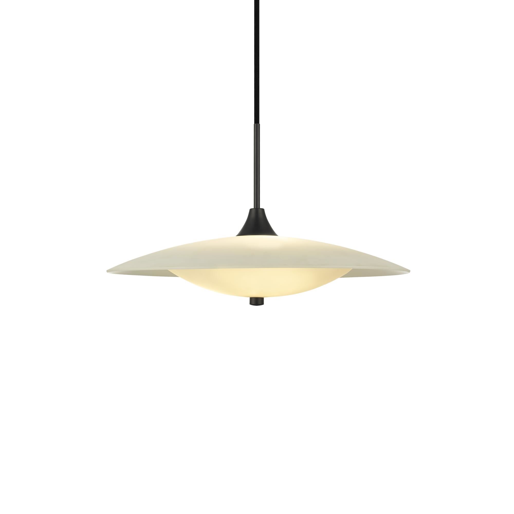 Baroni Taklampe É35 Sort/ Opal