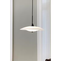 Lampa Wisząca Baroni Ø35 Czarny/ Opal