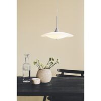 Lampa Wisząca Baroni Ø40 Czarny/ Opal
