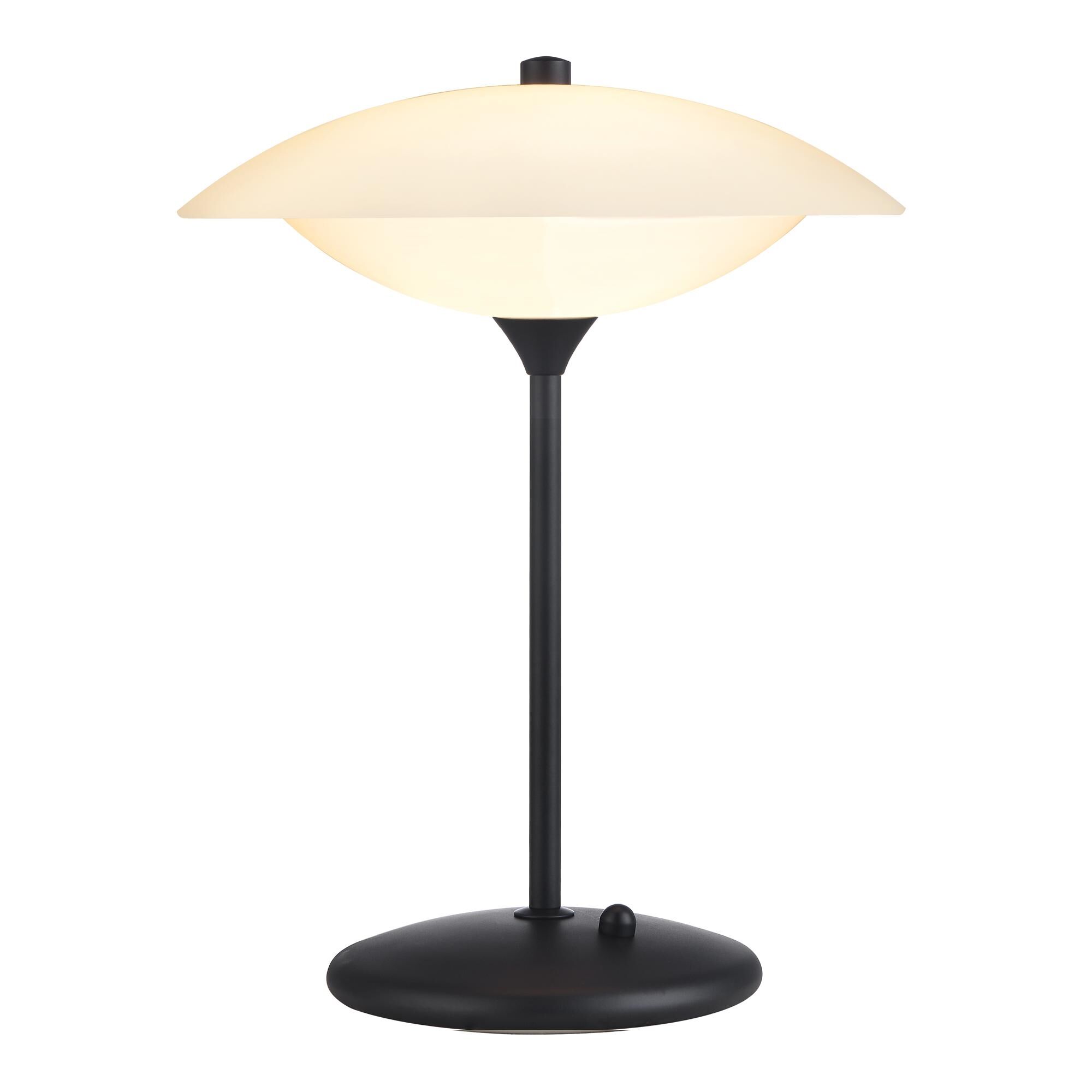 Baroni Bordslampa &Oslash;30 Svart/Opal