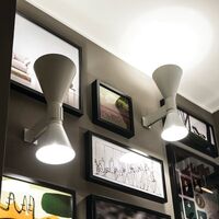 Grau de Marseille Wandlampe Matt