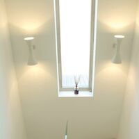 Applique de Marseille Vegglampe Hvit