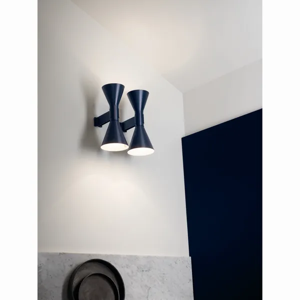 Applique de Marseille Mini Wall Lamp Matt Gray