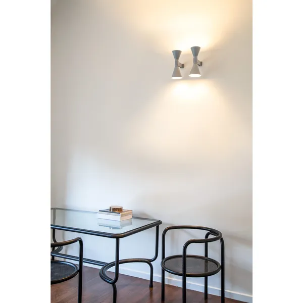 Applique de Marseille Mini Wall Lamp Washed White