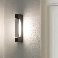 Ara Wall 29 Wall Light Polished Antracit Grey