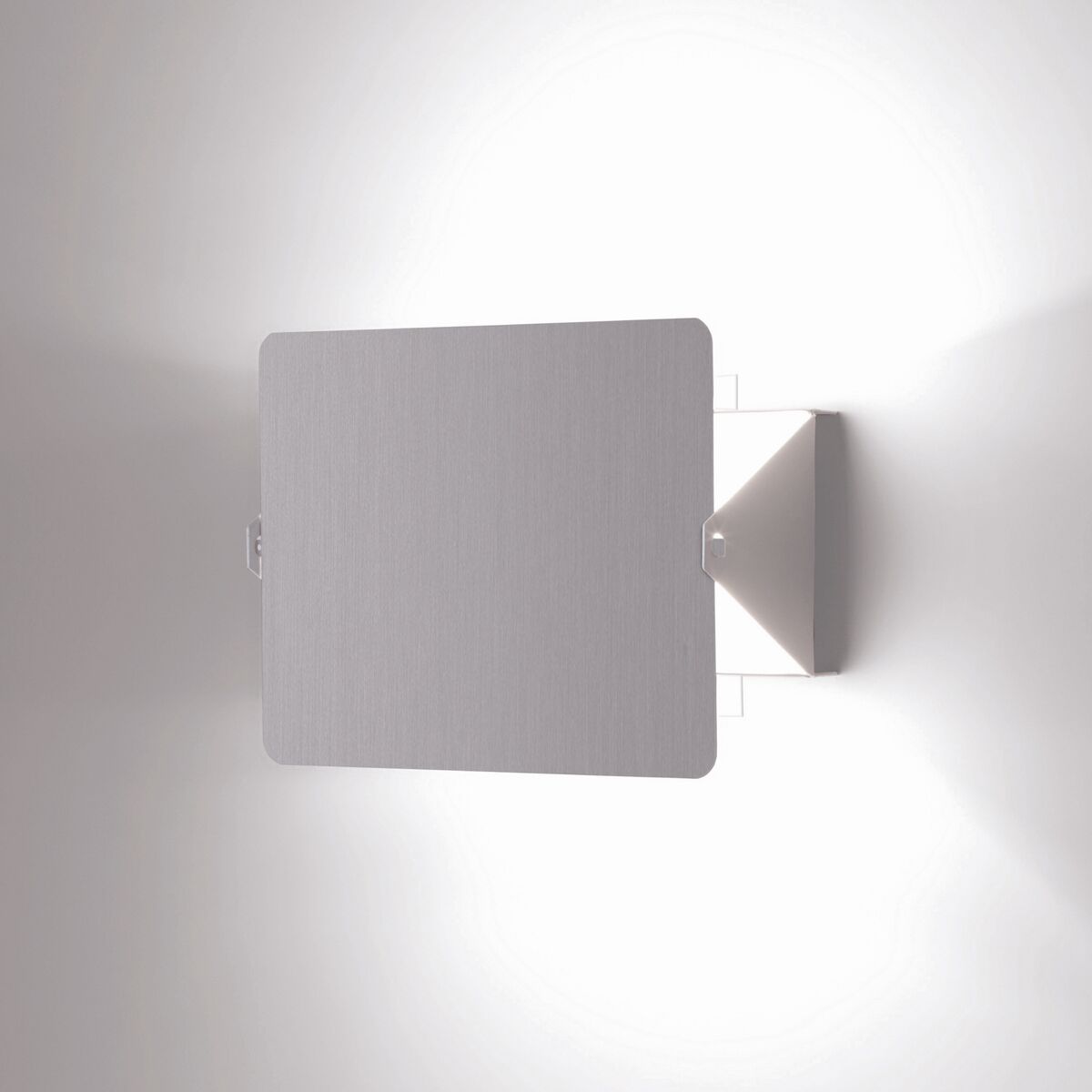 Applique À Volet Pivotant Væglampe E14 Hvid/Aluminium