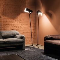 Claritas Gulvlampe Sort