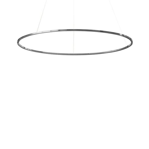 Elisse Major Taklampa Oval Polerad Aluminium/ Vit Uplight 3000k