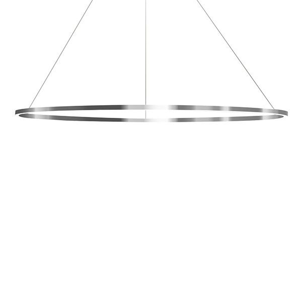 Elisse Major Taklampa Oval Polerad Aluminium/ Vit Downlight 3000k