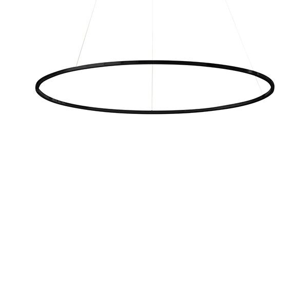 Elisse Major Taklampa Oval Svart/ Vit Uplight 2700k
