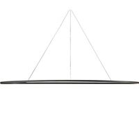 Ellisse Mega Pendel Oval Sort/Hvid Uplight 2700k