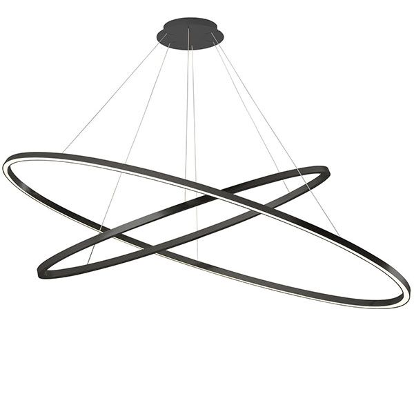 Ellisse Double Mega Taklampa Svart/ Vit 2700K