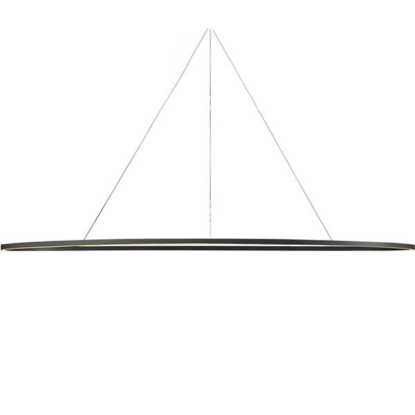 Elisse Mega Taklampa Oval Svart/ Vit Downlight 3000k