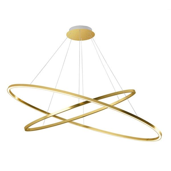 Ellisse Double Taklampa guld/Vit 2700K