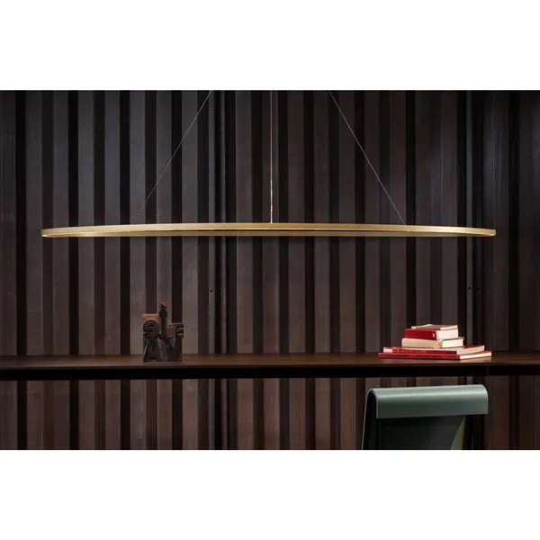 Ellisse Mega Hanglamp Ovaal Goud/ Wit Downlight 2700k