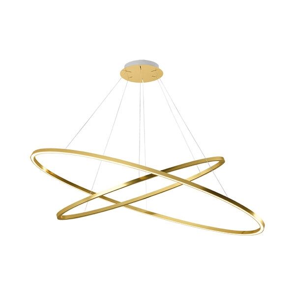 Ellisse Double Mega Taklampa Guld/Vit 2700K
