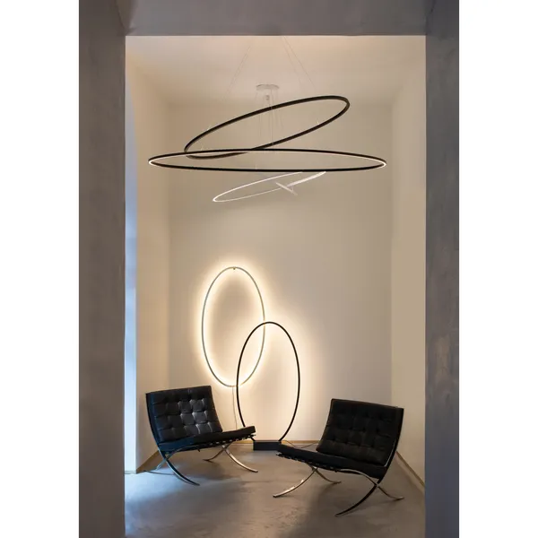 Ellisse Major Pendel Oval Hvid Downlight 2700k