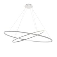 Ellisse Double Pendel Hvid 3000K