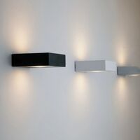 Fix Doppelwandleuchte Up/Downlight Mattweiß