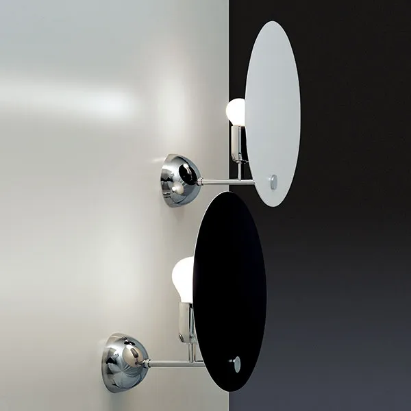 Kuta Wall Lamp Chrome/ White/ Black