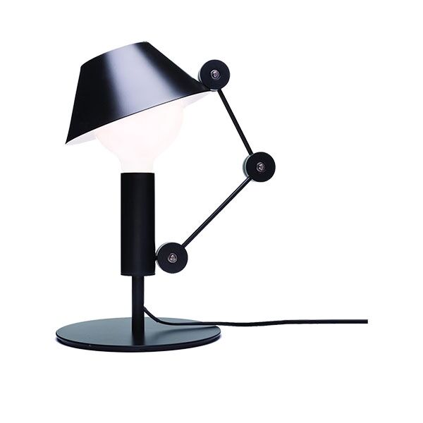 Mr. Ljus Bordslampa Svart