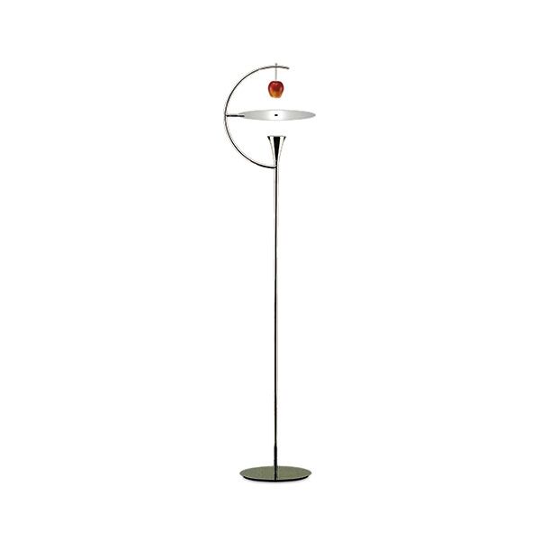 Newton Golvlampa Krom/ Vit