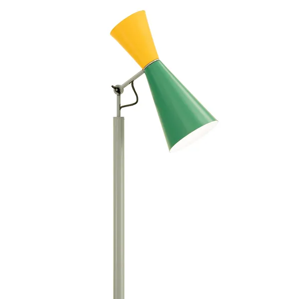 Parliament Stehlampe Grün und Gelb