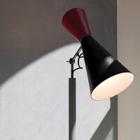 Parliament Gulvlampe Sort og Rød