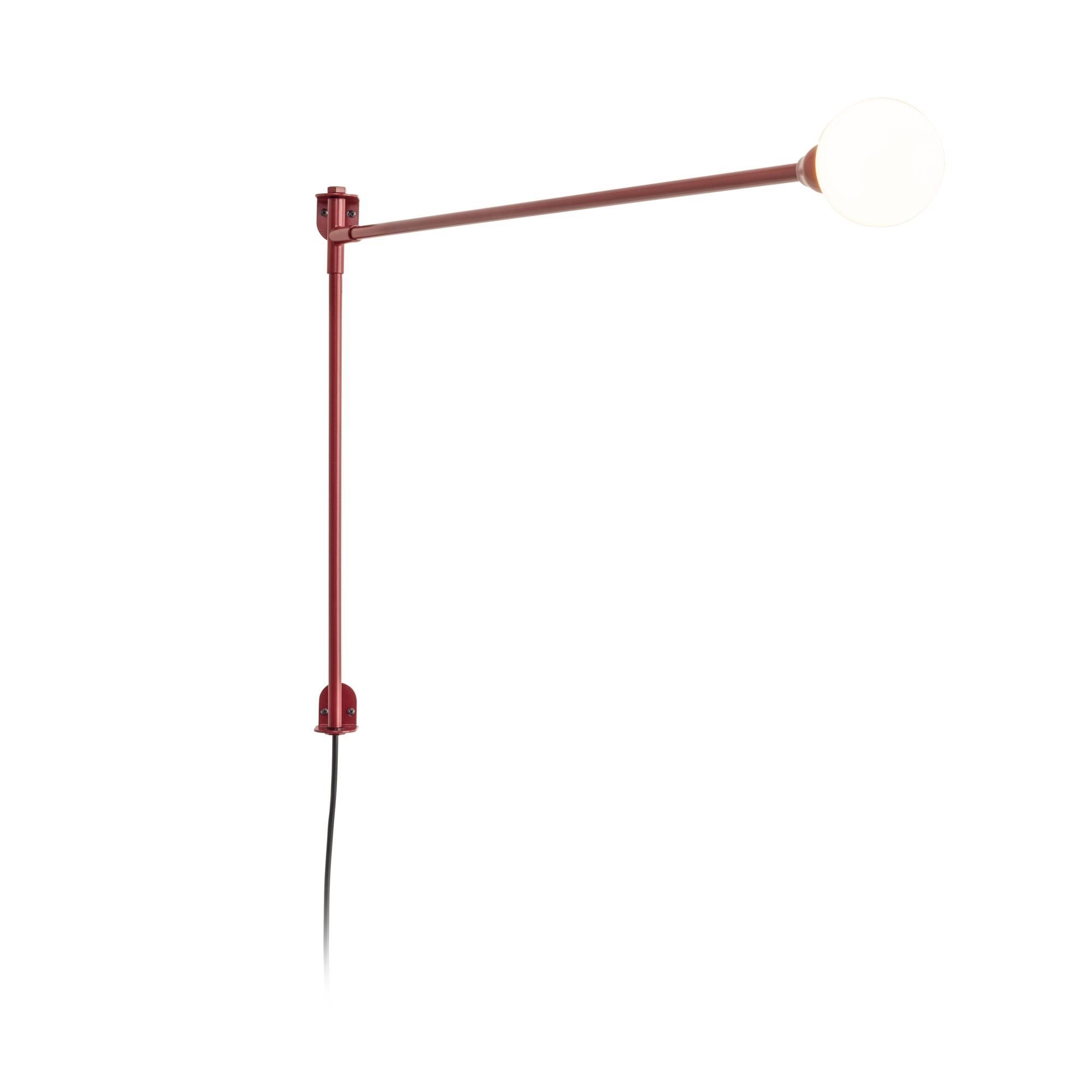 Mini Potence Pivotante V&auml;gglampa R&ouml;d
