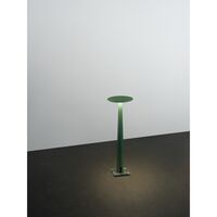 Portofino Table Lamp White/ Travertine