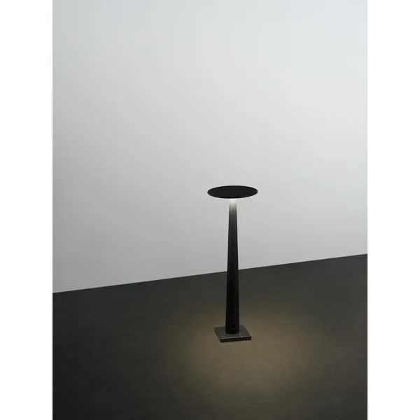 Portofino Bordlampe Mat Sort/Sort Marquinia Marmor