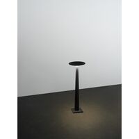 Portofino Bordlampe Mat Sort/Sort Marquinia Marmor