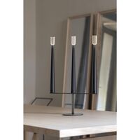 Sorrento Table Lamp Large Black/ Gray