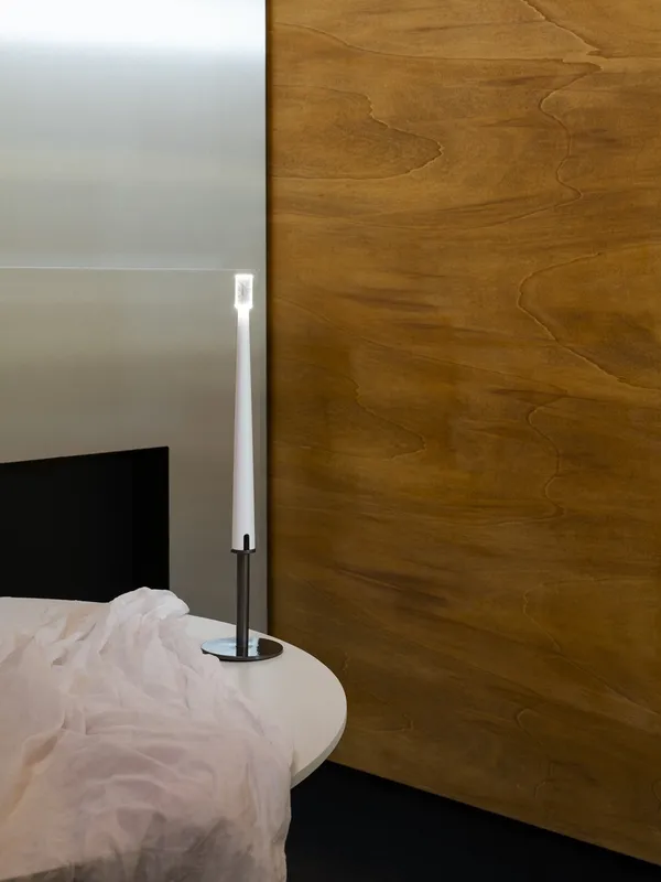 Sorrento Table Lamp Small White/ Gray