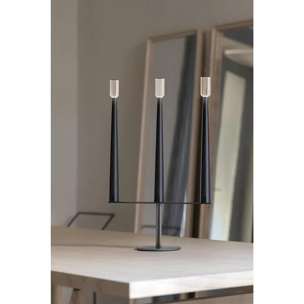 Sorrento Table Lamp Large White/ Gray