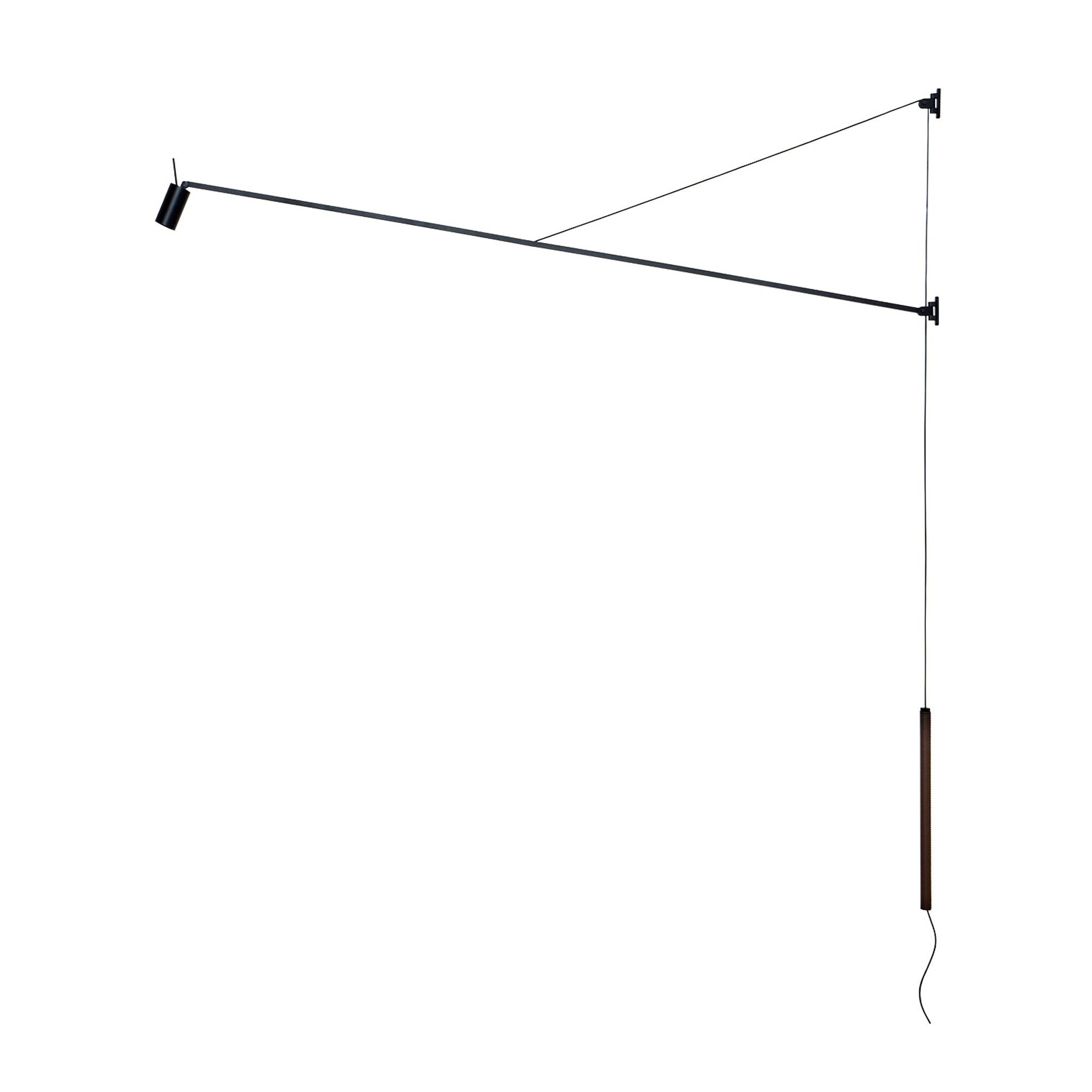 Swan V&auml;gglampa Svart