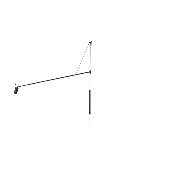 Swan Plus Wall Lamp Matt Black