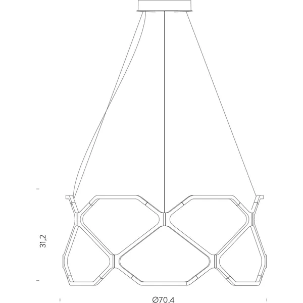 Titia Minor Pendel Mat Sort