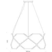 Titia Minor Pendel Mat Sort