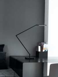 Untitled Linear Table Lamp without Base Black 2700K
