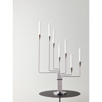Chariot Candlestick H63 cm Stainless Steel