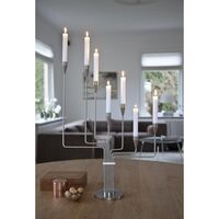 Chariot Candlestick H63 cm Stainless Steel
