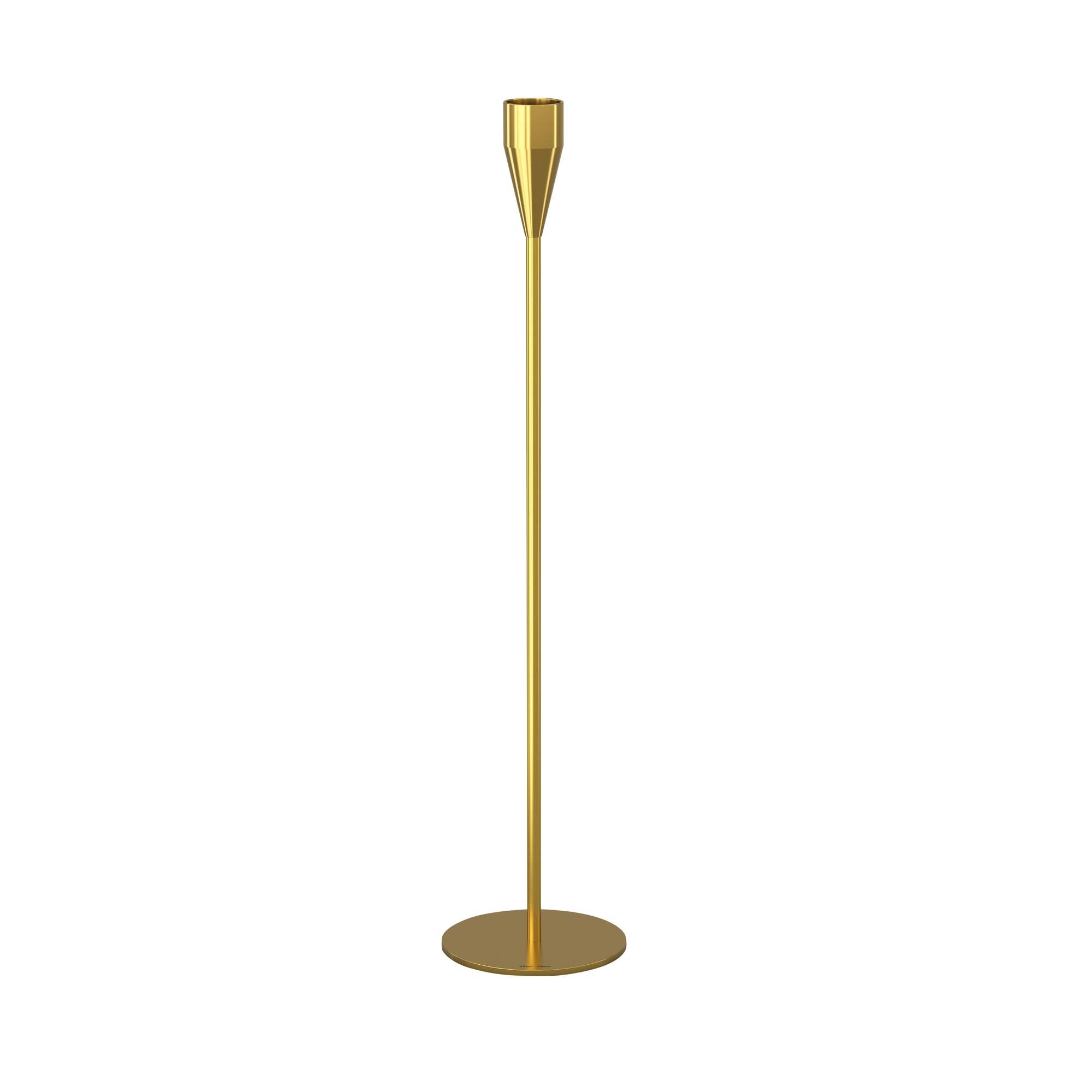 Saturn Lysestake 36 cm Messing