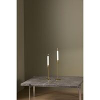 Venus + Jupiter Candlestick Brass