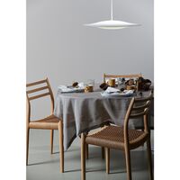 Sinus 550P Pendelleuchte Opal mit Weiß Kabel
