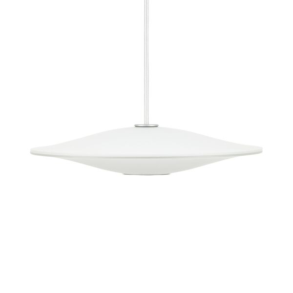 Sinus 330P Hanglamp Opaal met Wit Snoer