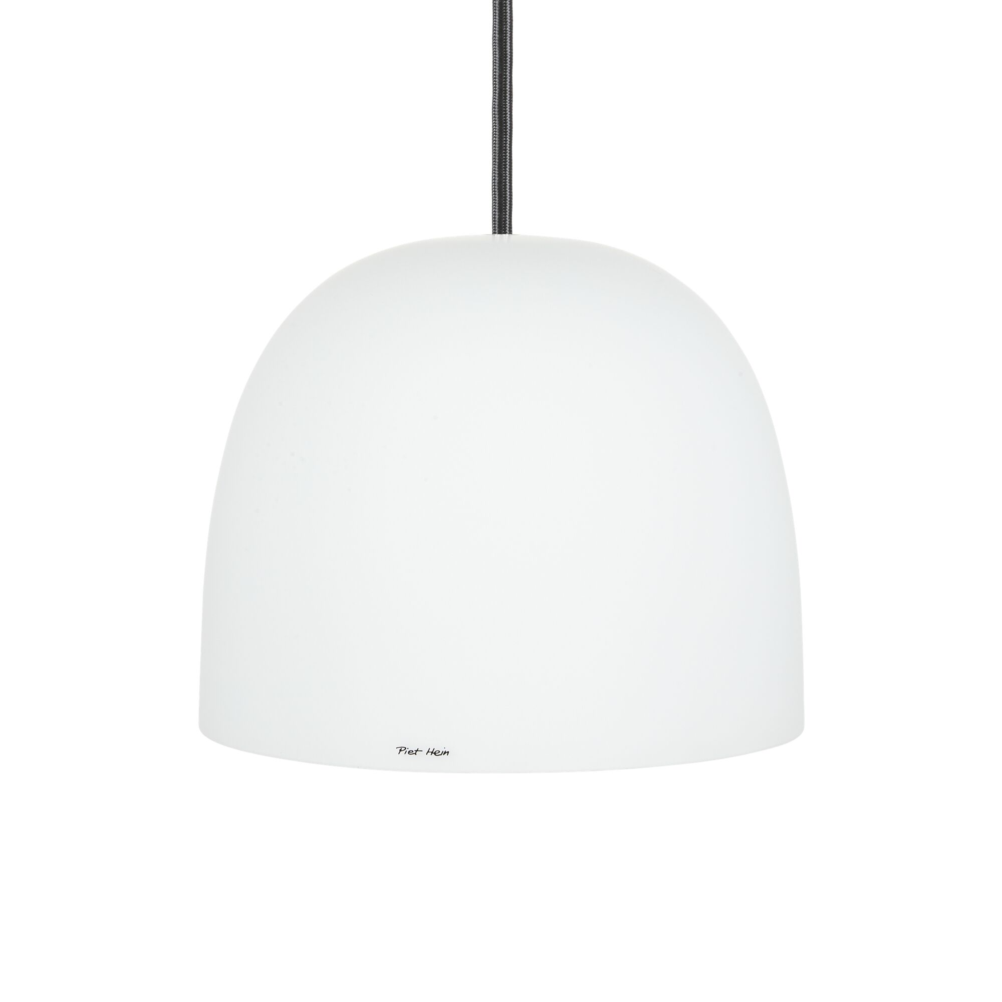 Super 215 Taklampa Opal med Svart Sladd