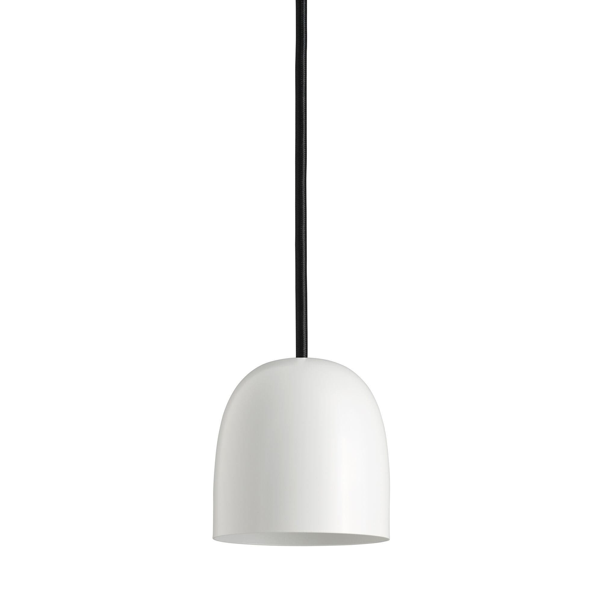 Super 115 Taklampa Opal med Svart Sladd