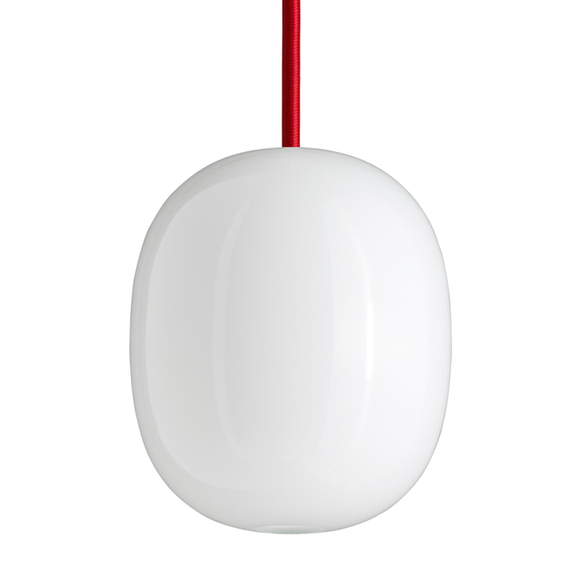 Superegg 200P Taklampa Opal med R&ouml;d Sladd