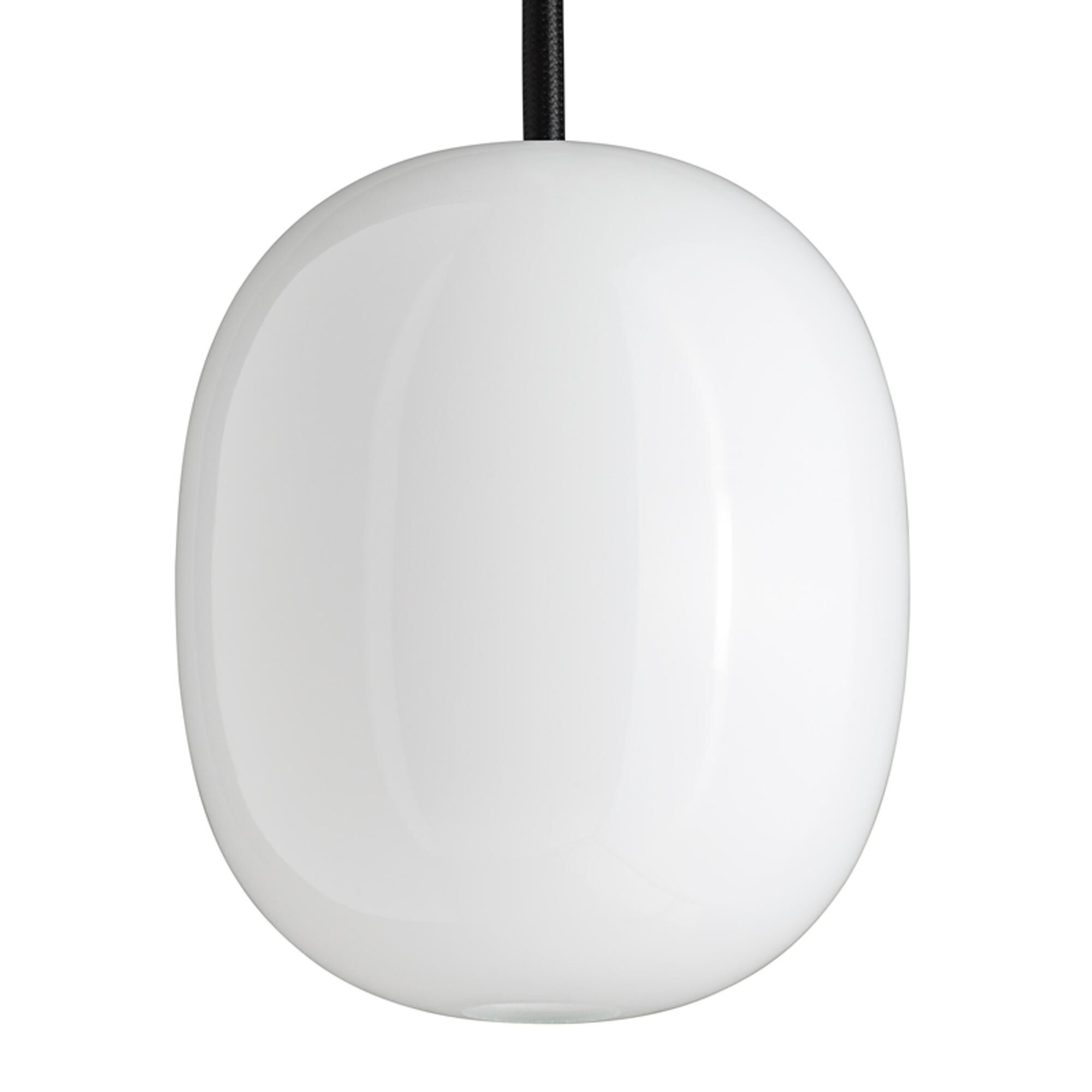Superegg 300P Taklampa Opal med Svart Sladd